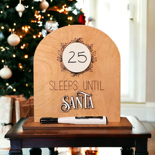 Sleeps Until Santa Board