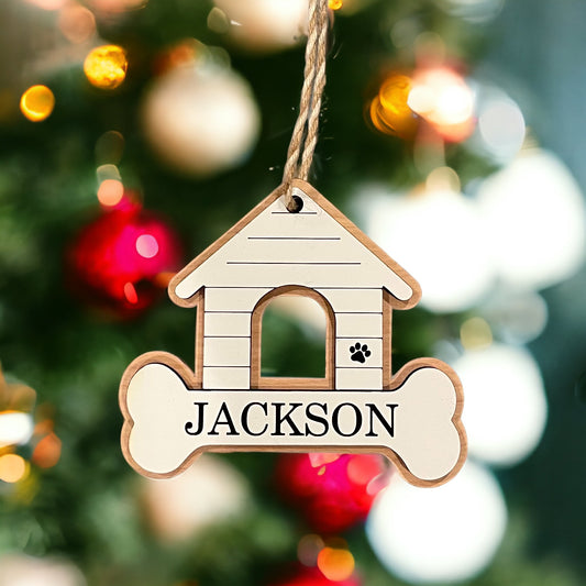 Dog House Ornament