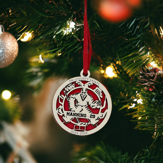 Hockey Goalie Ornament