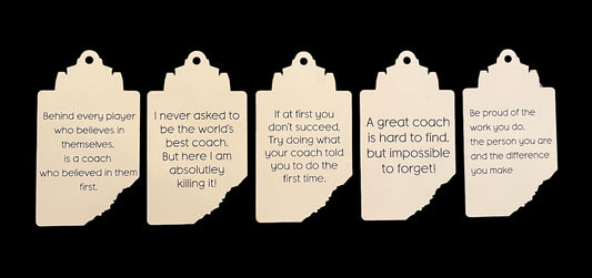 Coach Appreciation Clipboard Ornament